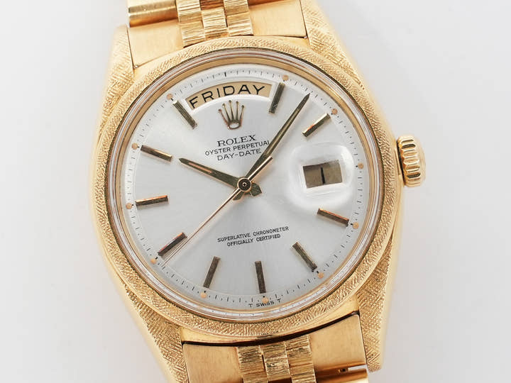 ロレックス デイデイト36 Ref.1806 イエローゴールド シルバー文字盤 中古 ifsu9wwd