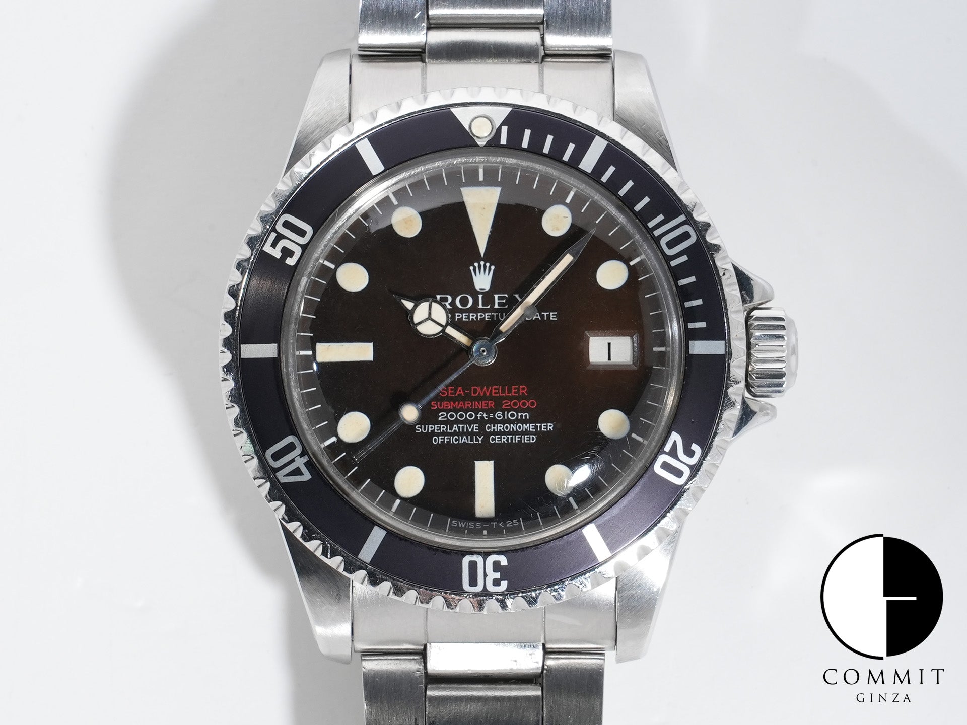 ロレックス シードゥエラー Ref.1665 ステンレススチール ブラック文字盤 中古 gnht88tg