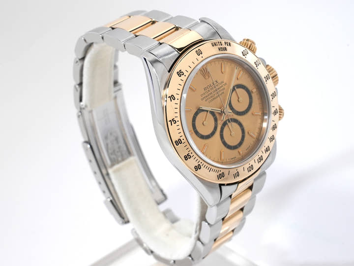 Rolex Daytona El Primero Ref.16523 Stainless Steel/Yellow Gold Champagne Dial Used 32sq4dtv