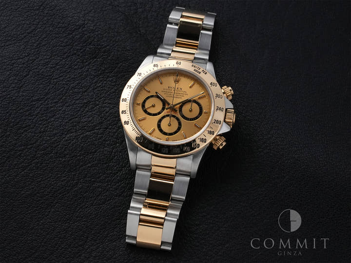 Rolex Daytona El Primero Ref.16523 Stainless Steel/Yellow Gold Champagne Dial Used 32sq4dtv
