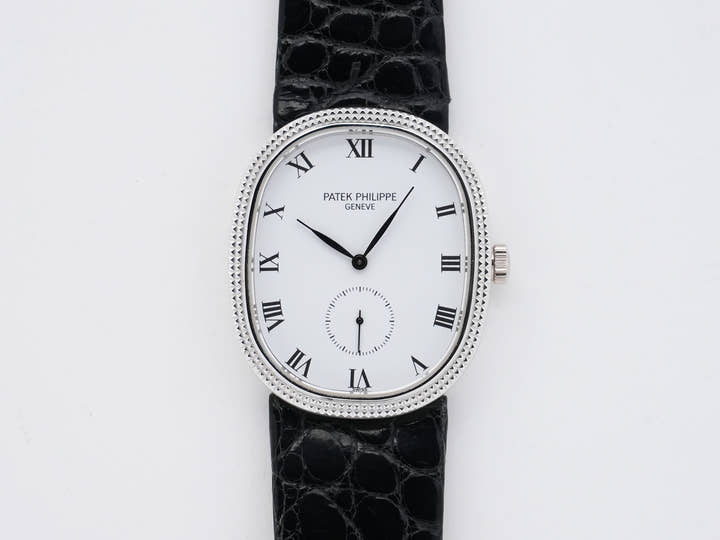 パテックフィリップ ゴールデンエリプス Ref.3987G ホワイトゴールド ホワイト文字盤 中古 4sugfau5