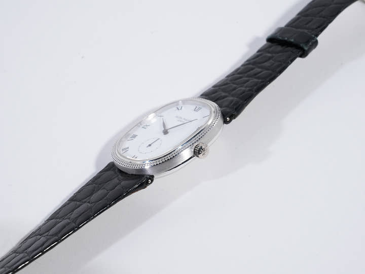 パテックフィリップ ゴールデンエリプス Ref.3987G ホワイトゴールド ホワイト文字盤 中古 4sugfau5