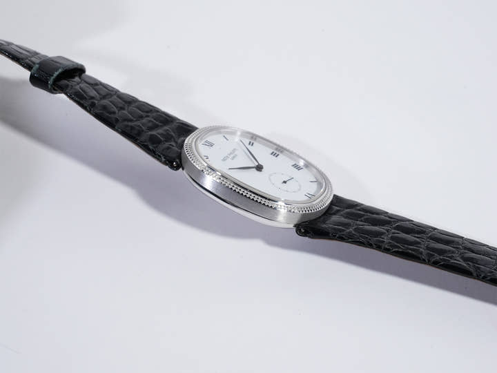 パテックフィリップ ゴールデンエリプス Ref.3987G ホワイトゴールド ホワイト文字盤 中古 4sugfau5
