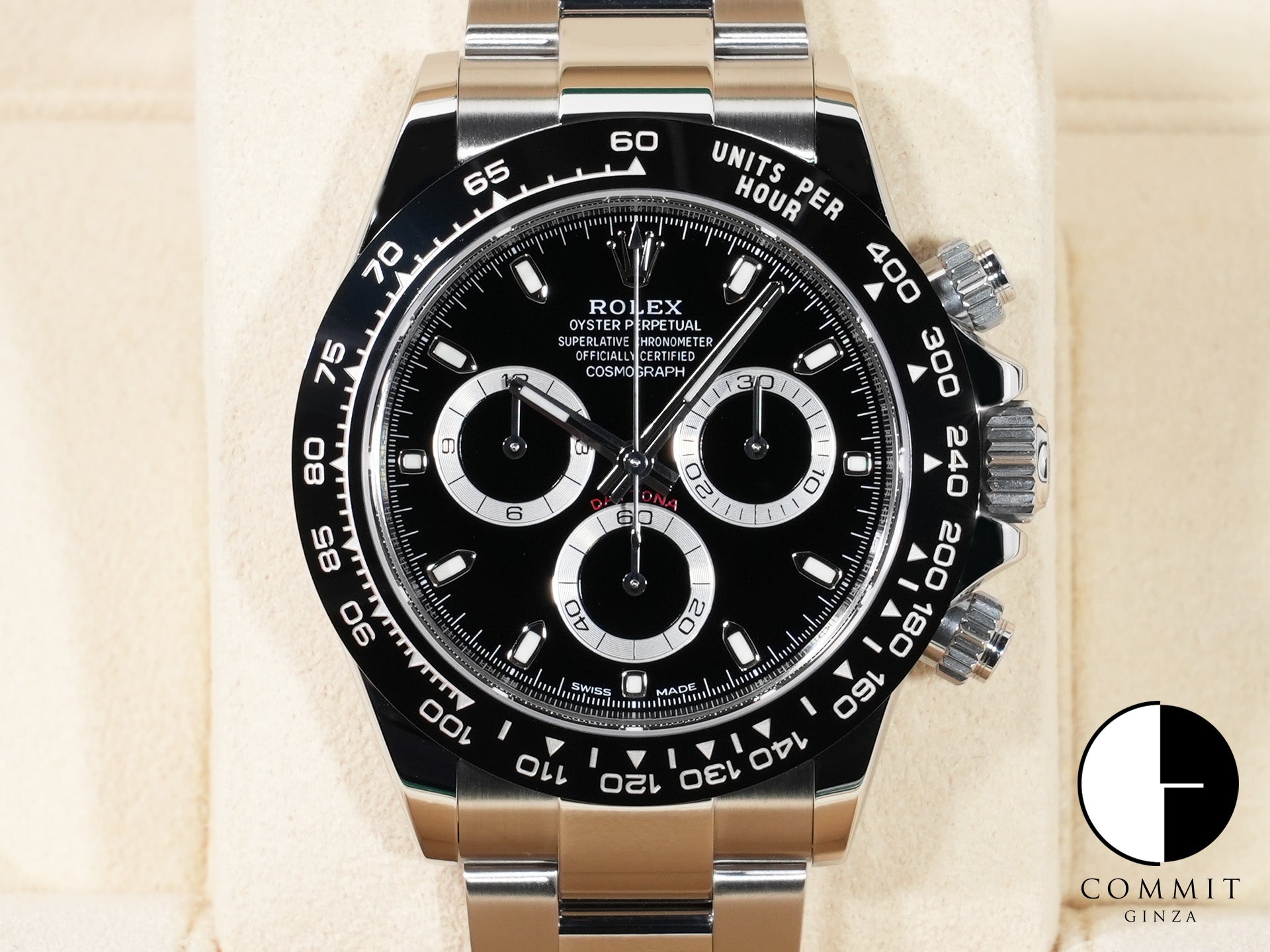 Rolex Daytona Ref. 116500LN Stainless Steel Black Dial Excellent Condition assbkktv
