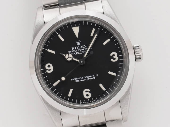 ロレックス エクスプローラーI Ref.1016 ステンレススチール ブラック文字盤 中古 jokbgeub