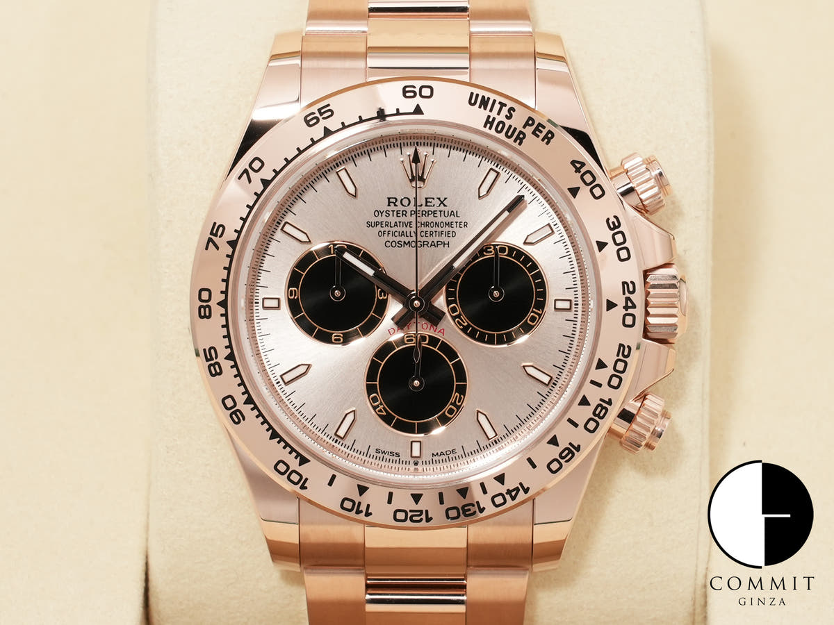 Rolex Daytona Ref. 126505 Everose Gold Sundust x Bright Black Dial Unused wflcgn5t