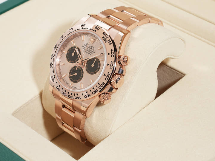 Rolex Daytona Ref. 126505 Everose Gold Sundust x Bright Black Dial Unused wflcgn5t