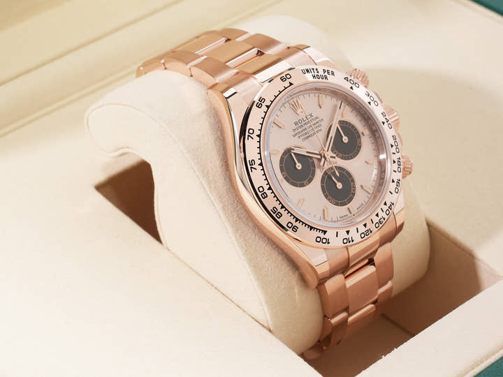 Rolex Daytona Ref. 126505 Everose Gold Sundust x Bright Black Dial Unused wflcgn5t
