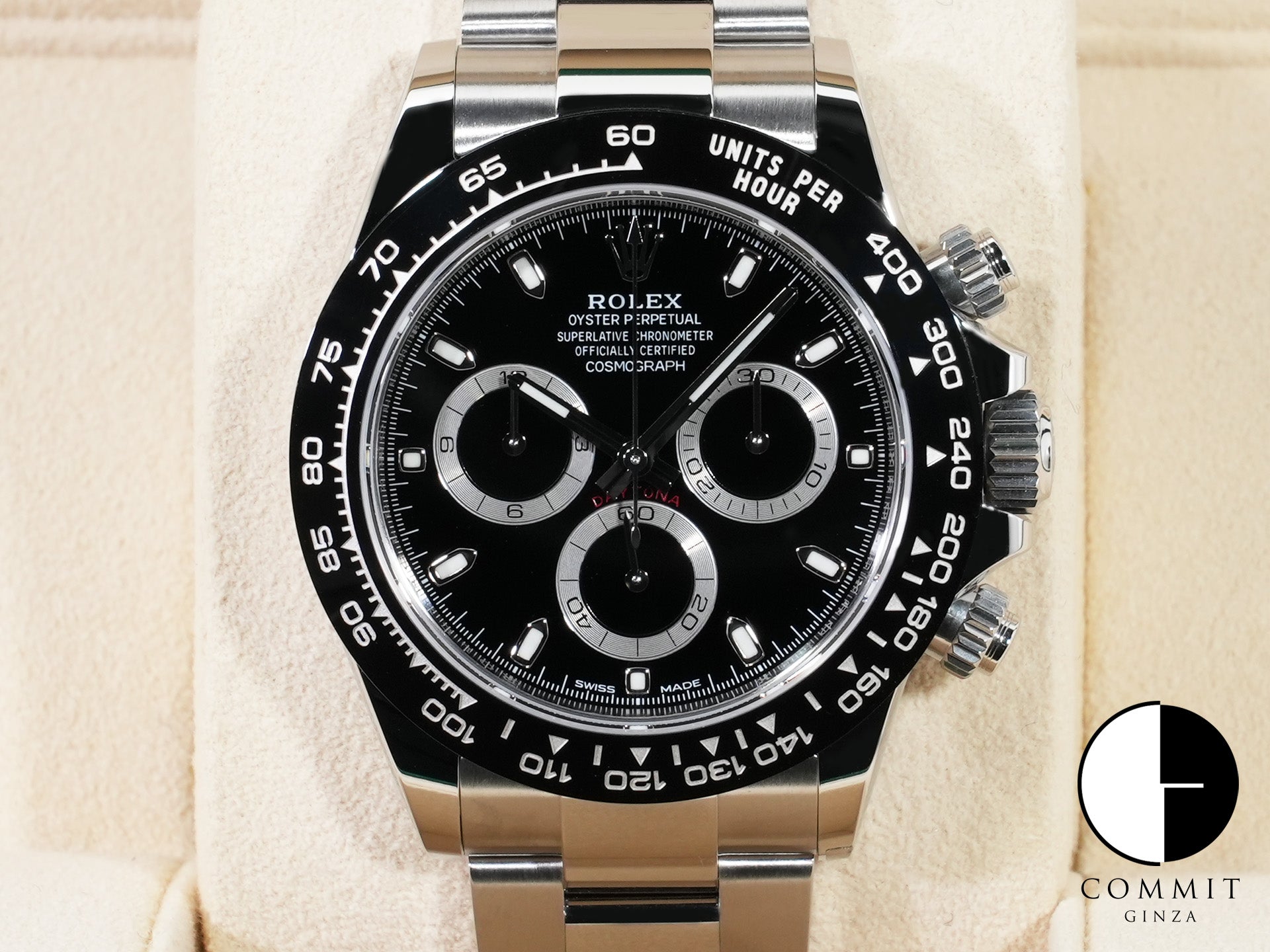 ロレックス デイトナ Ref.116500LN ステンレススチール ブラック文字盤 未使用 hbtmr62n