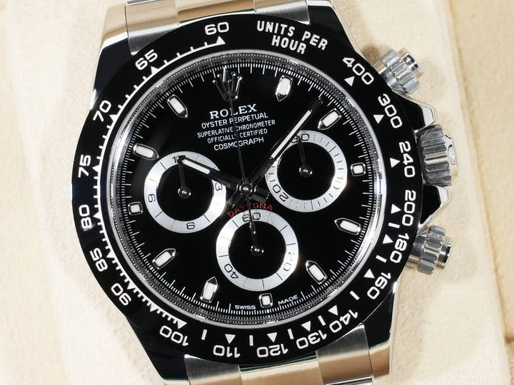 ロレックス デイトナ Ref.116500LN ステンレススチール ブラック文字盤 未使用 adjpex78