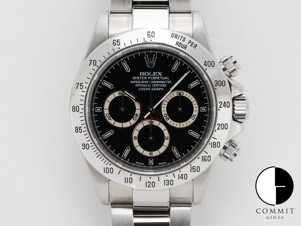 ロレックス デイトナ エルプリメロ Ref.16520 ステンレススチール ブラック文字盤 中古 mmq7wro4