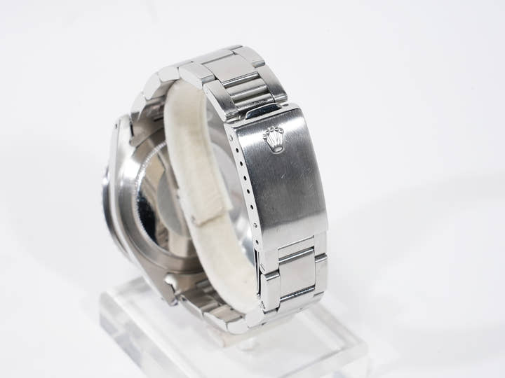 ロレックス GMTマスター Ref.1675 ステンレススチール ブラック文字盤 オイスターブレスレット 中古 9ra4udsn
