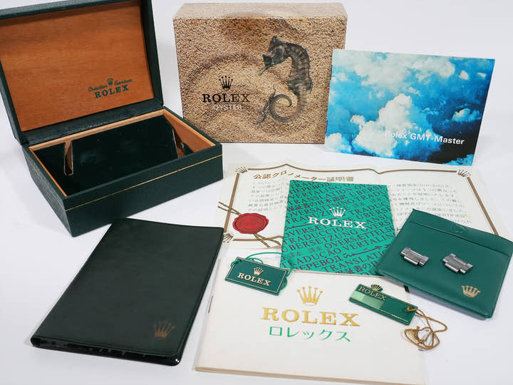 ロレックス GMTマスター Ref.1675 ステンレススチール ブラック文字盤 オイスターブレスレット 中古 9ra4udsn