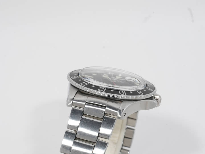 ロレックス GMTマスター Ref.1675 ステンレススチール ブラック文字盤 オイスターブレスレット 中古 65mwih8p