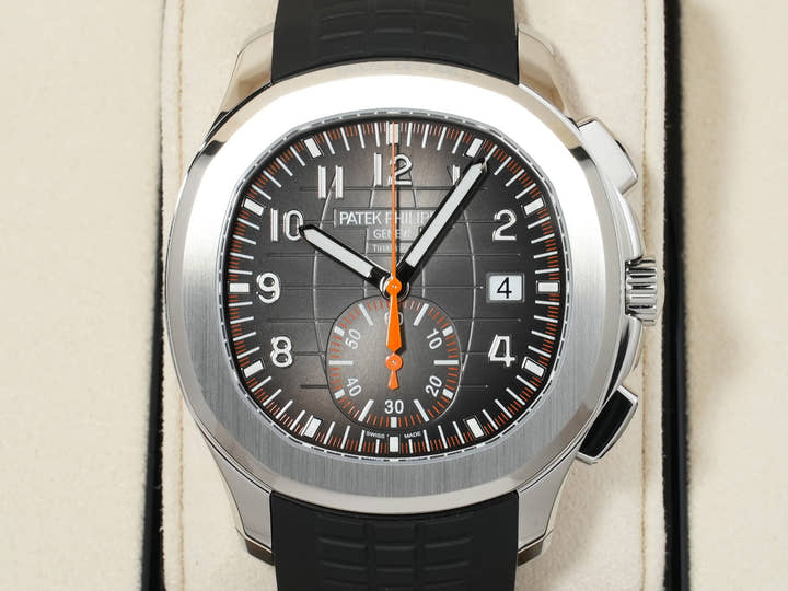 パテックフィリップ アクアノート クロノグラフ TIFFANY&CO. Ref.5968A-001 ステンレススチール ブラック文字盤 未使用 w65k4kp9