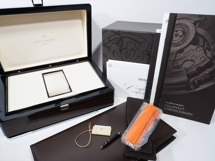 パテックフィリップ アクアノート クロノグラフ TIFFANY&CO. Ref.5968A-001 ステンレススチール ブラック文字盤 未使用 w65k4kp9
