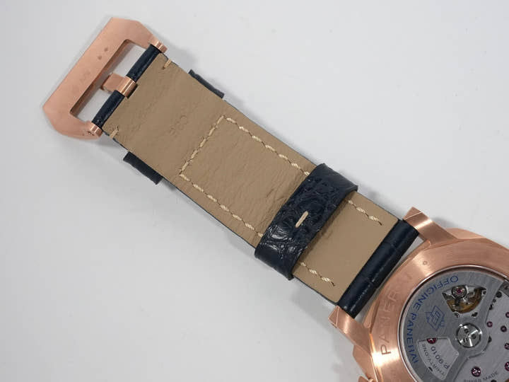 パネライ ルミノール マリーナ ゴールドテック 44mm Ref.PAM01112 ゴールドテック ブルー文字盤 未使用 5wrwo9fw