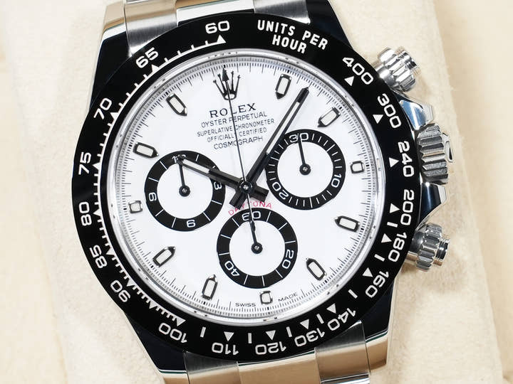 ロレックス デイトナ Ref.116500LN ステンレススチール ホワイト文字盤 美品 wcqrn8hq