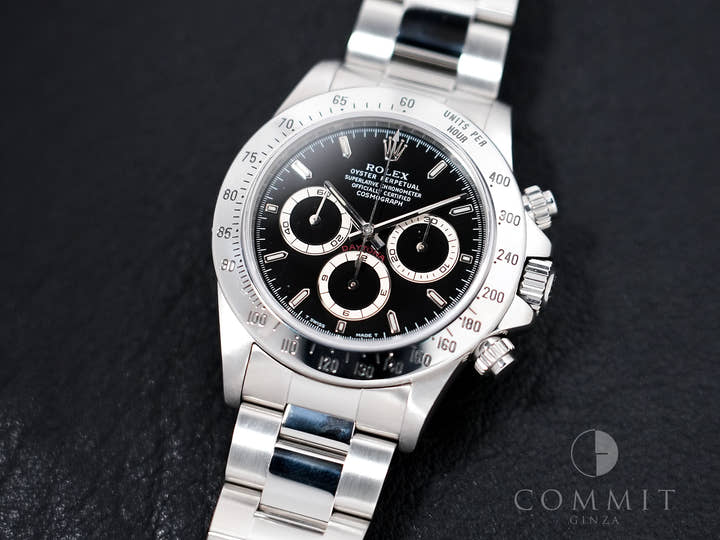 Rolex Daytona El Primero Ref. 16520 Stainless Steel Black Dial Pre-owned 5kdkdyxu