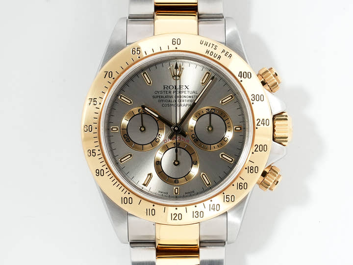 Rolex Daytona El Primero Ref. 16523 Stainless Steel/Yellow Gold Gray Dial Pre-owned xk8o73zi