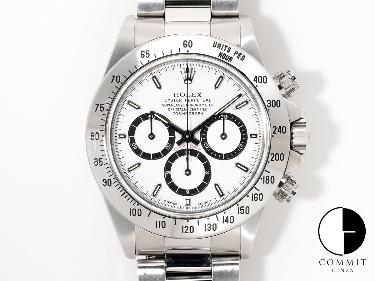 Rolex Daytona El Primero Ref. 16520 Stainless Steel White Dial Used m7d2oqo3