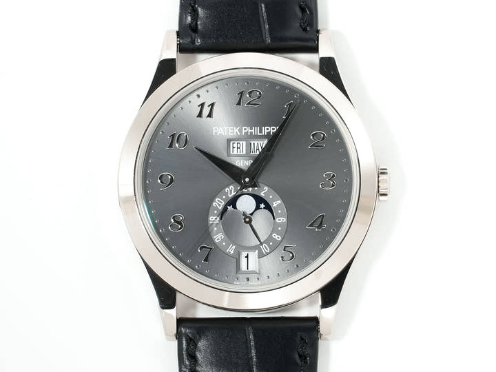パテックフィリップ アニュアルカレンダー ムーンフェイズ Ref.5396G-014 ホワイトゴールド グレー文字盤 中古 qyvt4ve2
