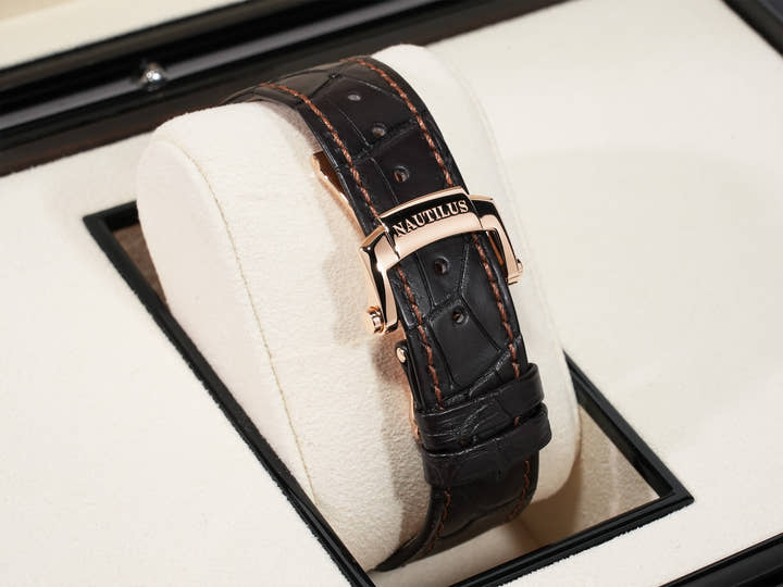 パテックフィリップ ノーチラス Ref.5712R-001 ローズゴールド ブラック ブラウン文字盤 美品 3oeqpikr