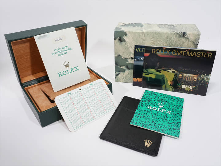 ロレックス GMTマスター Ref.16700 ステンレススチール ブラック文字盤 オイスターブレスレット 中古 vcz9m7tm