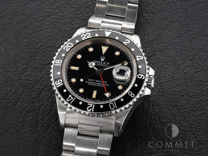 ロレックス GMTマスター Ref.16700 ステンレススチール ブラック文字盤 オイスターブレスレット 中古 vcz9m7tm