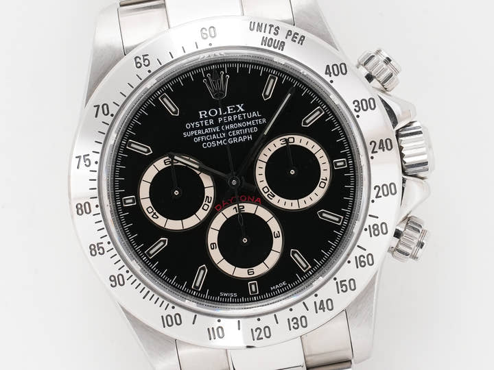 ロレックス デイトナ エルプリメロ Ref.16520 ステンレススチール ブラック文字盤 美品 ksc8wksu