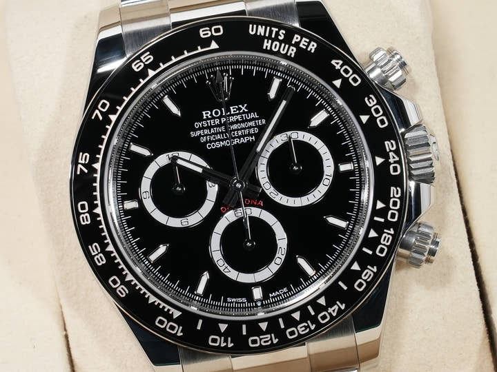 ロレックス デイトナ Ref.126500LN ステンレススチール ブラック文字盤 美中古 htenc6tk