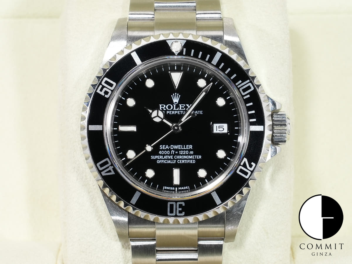 ロレックス シードゥエラー Ref.16600 ステンレススチール ブラック文字盤 中古 2iwr9noz