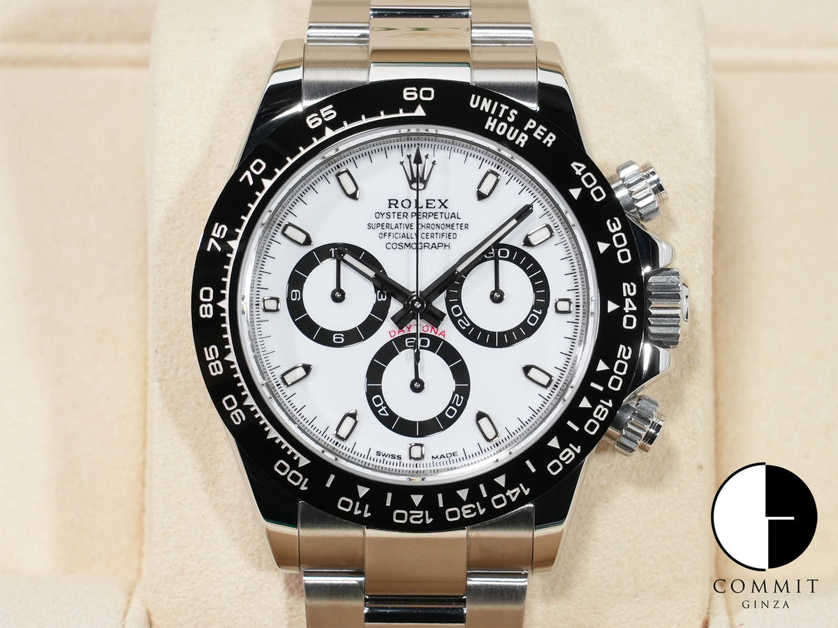 ロレックス デイトナ Ref.116500LN ステンレススチール ホワイト文字盤 中古 ipe7hjga