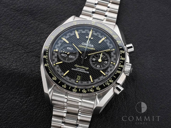オメガ スピードマスター スーパーレーシング 44.25mm Ref.329.30.44.51.01.003 ステンレススチール ブラック文字盤 美中古 oemaxhv7