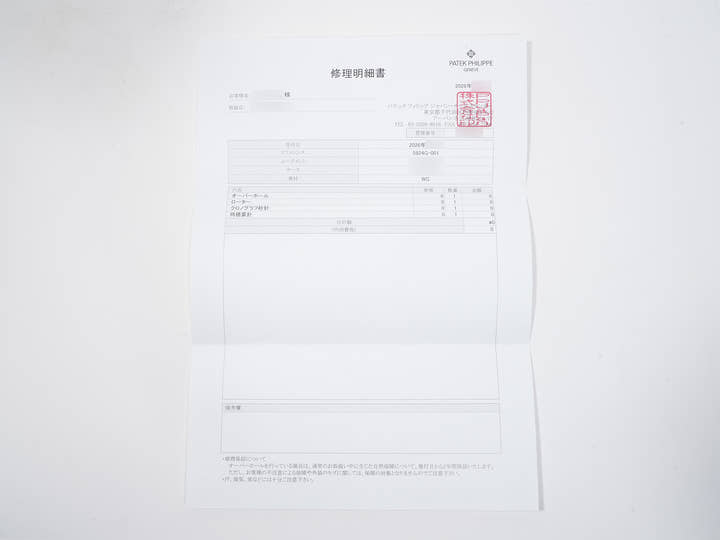 パテックフィリップ カラトラバ パイロット トラベルタイム クロノグラフ Ref.5924G-001 ホワイトゴールド サンバースト仕上げのブルーグレーダイヤル文字盤 美中古 7hfaqgkm