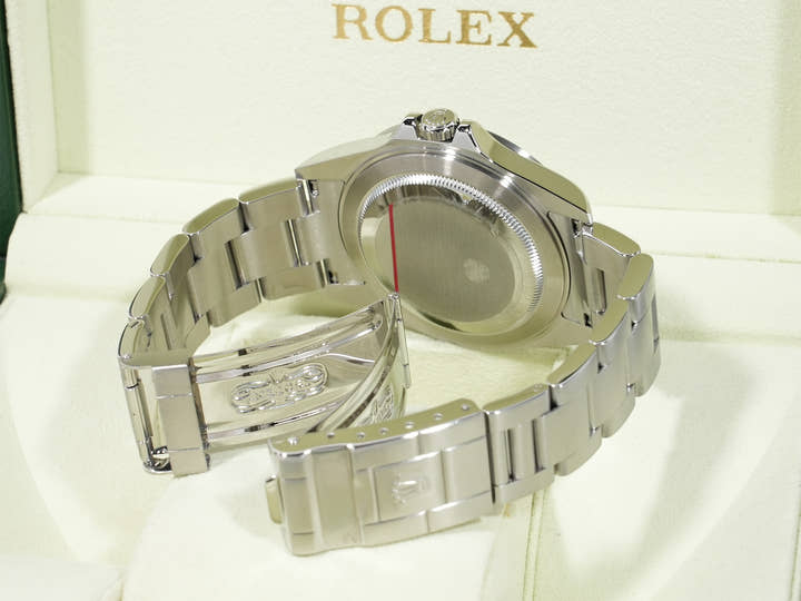 Rolex Explorer II Ref. 16570 Stainless Steel Black Dial Oyster Bracelet Used 2aqavxjv