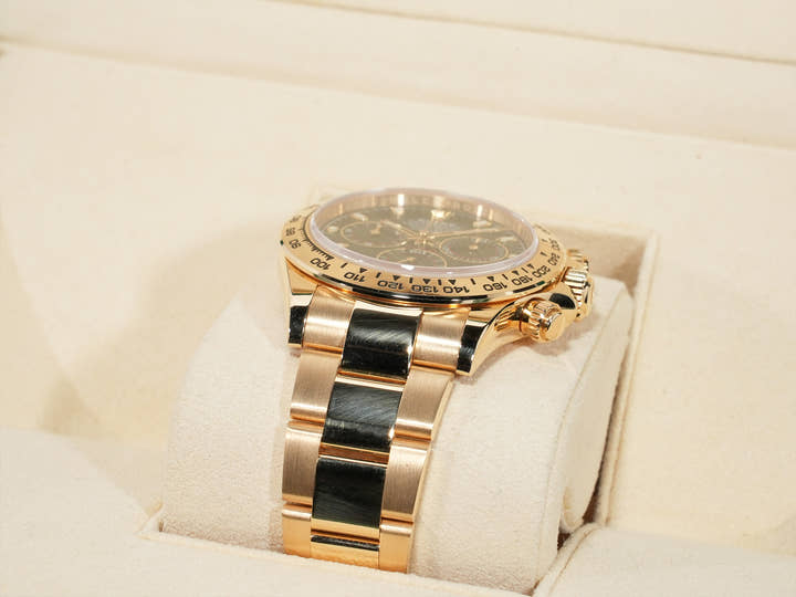 ロレックス デイトナ Ref.116508 イエローゴールド グリーン文字盤 中古 sqw75jy7