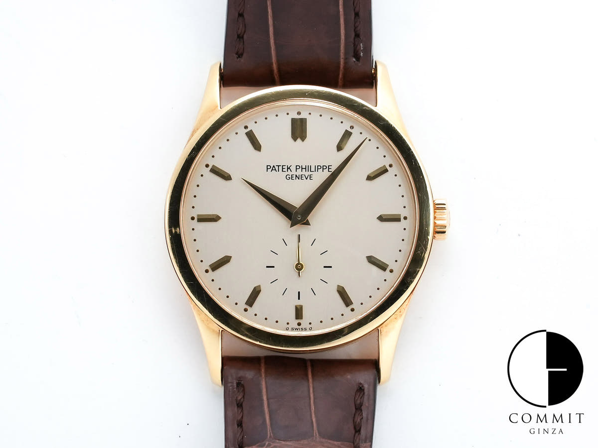 パテックフィリップ カラトラバ Ref.5096 イエローゴールド シルバー文字盤 中古 8a3iyfea