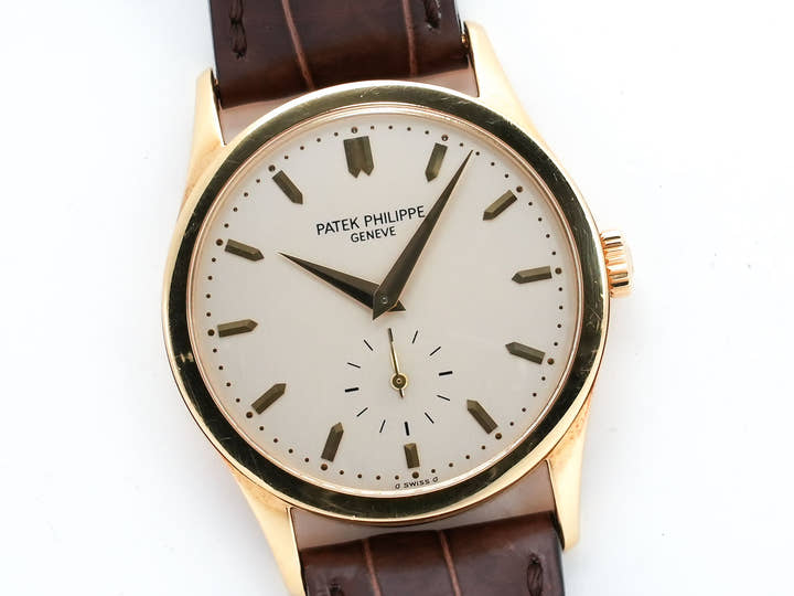 パテックフィリップ カラトラバ Ref.5096 イエローゴールド シルバー文字盤 中古 8a3iyfea
