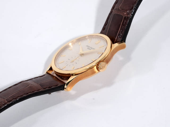 パテックフィリップ カラトラバ Ref.5096 イエローゴールド シルバー文字盤 中古 8a3iyfea