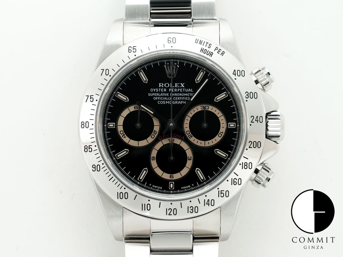 ロレックス デイトナ エルプリメロ Ref.16520 ステンレススチール ブラック文字盤 中古 b97zg7qp