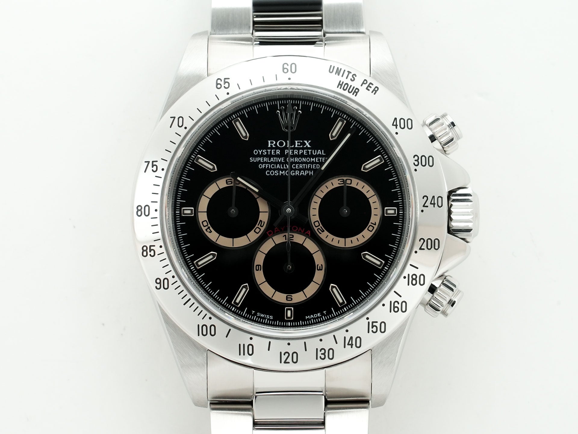 Rolex Daytona El Primero Ref. 16520 Stainless Steel Black Dial Used b97zg7qp