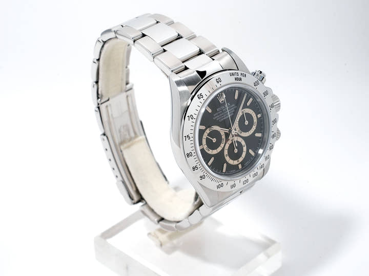 ROLEX Daytona El Primero Ref. 16520 Stainless Steel Black Dial Used nmbeti7y