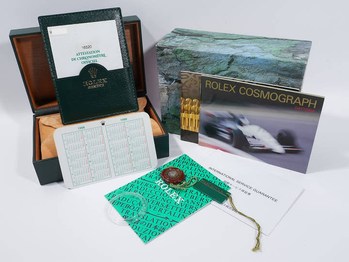 ROLEX Daytona El Primero Ref. 16520 Stainless Steel Black Dial Used nmbeti7y