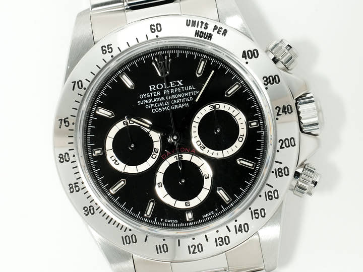 ロレックス デイトナ エルプリメロ Ref.16520 ステンレススチール ブラック文字盤 中古 ftc8eeyy