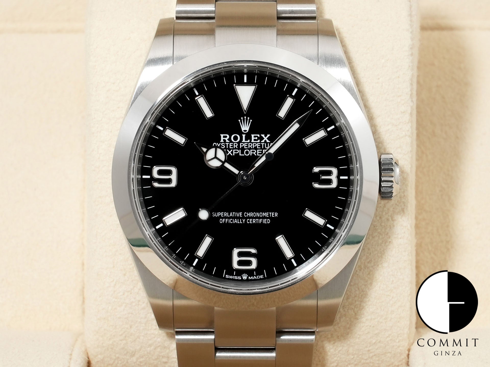 Rolex Explorer 40 Ref. 224270 Stainless Steel Black Dial Oyster Bracelet Excellent Used 2fbmbfjg