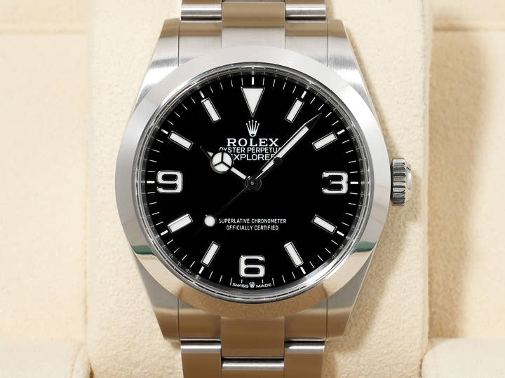 ロレックス エクスプローラー40 Ref.224270 ステンレススチール ブラック文字盤 オイスターブレスレット 美中古 2fbmbfjg