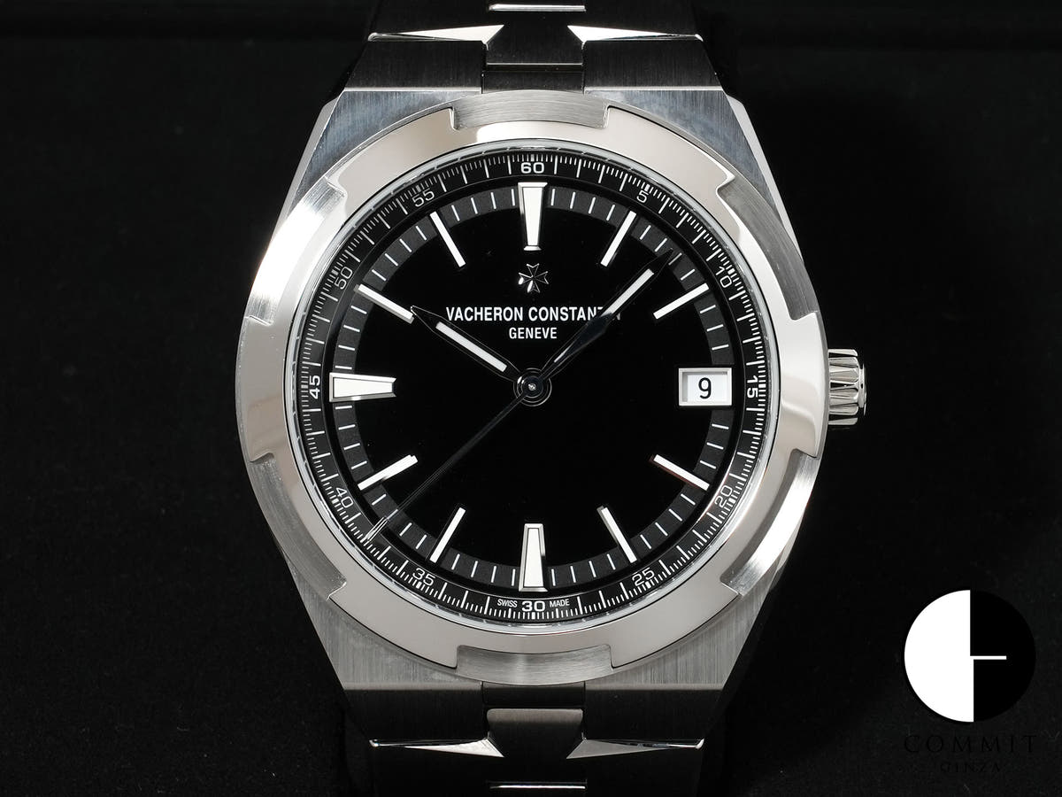 ヴァシュロンコンスタンタン オーヴァーシーズ オートマティック Ref.4520V/210A-B483 ステンレススチール ブラック文字盤 美品 5usp5rnx