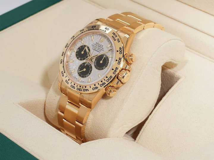 Rolex Daytona Ref. 116508 Yellow Gold Meteorite Dial Unused fvmmu3yr