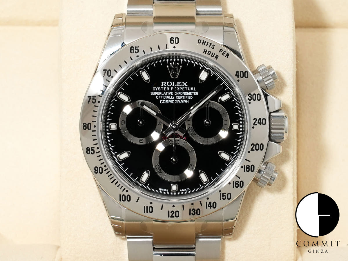 Rolex Daytona Ref. 116520 Stainless Steel Black Dial Deadstock gmf2nnbw